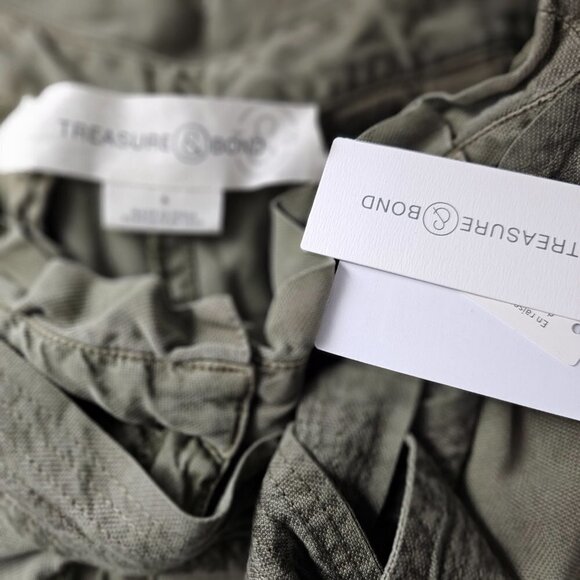 Treasure & Bond High Waist Belted Waist Trousers - Picture 7 of 12